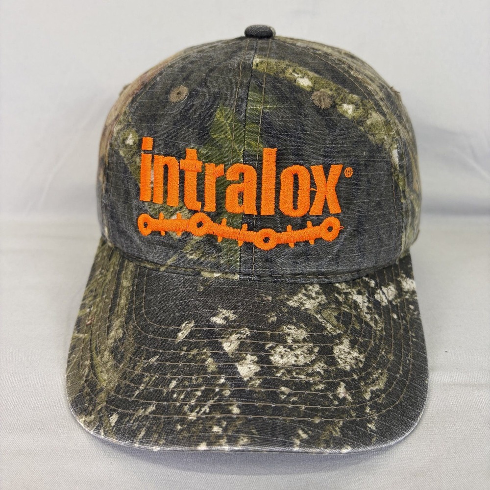 OC Intralox Camo Baseball Hat Mens OSFM Mossy Oak Camouflage Embroidered Cap